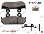 НАКЛАДКИ ЗА ДИСКОВА СПИРАЧКА ПРЕДНИ ЗА ХОНДА VFR 400 / CBR 600 91-94  / XRV 750 AFRICA TWIN - NHC (RMS) / FA203